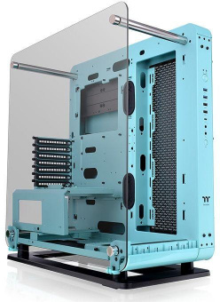 Корпус Thermaltake Core P6 TG Turquoise бирюзовый без БП ATX 10x120mm 6x140mm 2xUSB2.0 2xUSB3.0 audio bott PSU от магазина РЭССИ