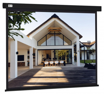 Экран Cactus 128x170.7см Wallscreen CS-PSW-128X170-BK 4:3 настенно-потолочный рулонный черный от магазина РЭССИ