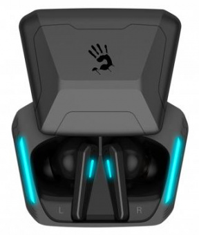 Гарнитура вкладыши A4Tech Bloody M70 черный/синий беспроводные bluetooth в ушной раковине (M70 BLACK+BLUE) от магазина РЭССИ