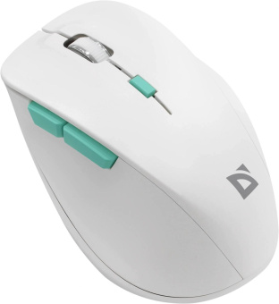 Клавиатура + мышь Defender Cerrato C-978 клав:белый мышь:белый/голубой USB беспроводная Multimedia (45978) от магазина РЭССИ