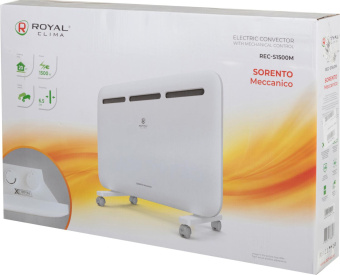 Конвектор Royal Clima Sorento Meccanico REC-S1500M 1500Вт белый от магазина РЭССИ