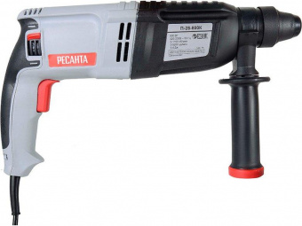 Перфоратор Ресанта П-800-3,4А патрон:SDS-plus уд.:3.4Дж 800Вт (кейс в комплекте) от магазина РЭССИ