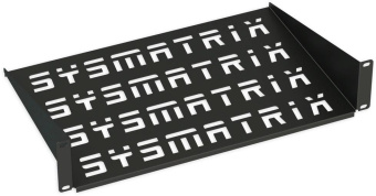 Полка стационарная Sysmatrix SH 3003.900 1U нагр.:15кг. 19" 300мм черный (упак.:1шт) от магазина РЭССИ