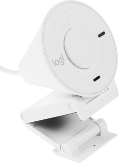 Камера Web Logitech HD Webcam Brio 300 белый 2Mpix (1920x1080) USB Type-C с микрофоном (960-001442) от магазина РЭССИ