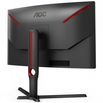 Монитор AOC 27" Gaming C27G3U черный/красный VA LED 1ms 16:9 HDMI M/M матовая HAS Piv 250cd 178гр/178гр 1920x1080 165Hz FreeSync Premium DP FHD USB 5.55кг от магазина РЭССИ