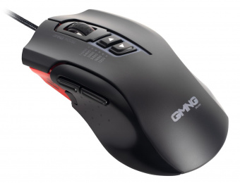 Мышь GMNG XM004 черный/красный оптическая (12800dpi) USB для ноутбука (8but) от магазина РЭССИ