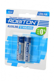 Элемент питания ROBITON STANDARD LR6 BL2 от магазина РЭССИ
