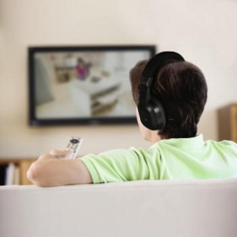 Наушники мониторные Thomson HED4407 TV Hi-Fi 8м черный проводные оголовье (00132469) от магазина РЭССИ