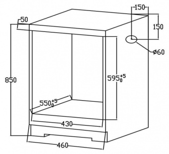 Духовой шкаф Электрический Weissgauff EOY 451 PDX нержавеющая сталь/черный от магазина РЭССИ