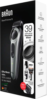 Триммер Braun BT5360 серебристый/черный (насадок в компл:3шт) от магазина РЭССИ