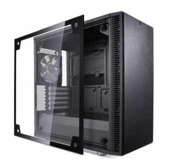 Корпус Fractal Design Define Mini C TG черный без БП mATX 5x120mm 4x140mm 2xUSB3.0 audio bott PSU от магазина РЭССИ
