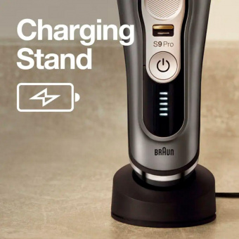Бритва сетчатая Braun Series 9 pro 9415s реж.эл.:5 питан.:аккум. серебристый/черный от магазина РЭССИ