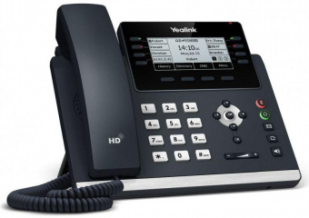 Телефон IP Yealink SIP-T43U черный от магазина РЭССИ