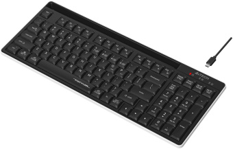 Клавиатура A4Tech Fstyler FBX70C черный USB беспроводная BT/Radio slim Multimedia (FBX70C) от магазина РЭССИ