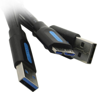 Кабель Vention CQPBD USB 3.0 A(m) USB 2.0 A (m) micro USB 3.0 B (m) 0.5м черный от магазина РЭССИ