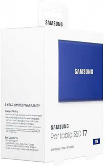 Накопитель SSD Samsung USB-C 1Tb MU-PC1T0H/WW T7 1.8" синий от магазина РЭССИ
