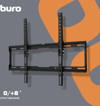Кронштейн для телевизора Buro MT3 черный 32"-70" макс.40кг настенный наклон от магазина РЭССИ