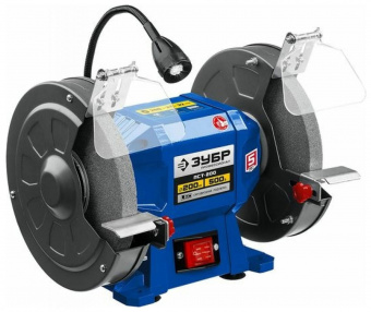 Электроточило Зубр ПСТ-200 500Вт 2950об/мин d=200мм t=20мм от магазина РЭССИ