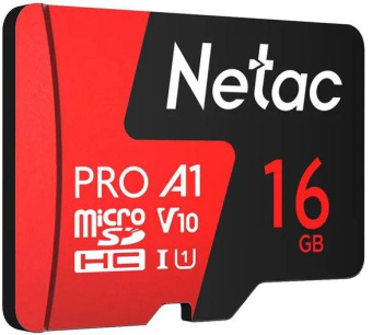 Флеш карта microSDHC 16GB Netac NT02P500PRO-016G-S P500 Extreme Pro V10 A1 w/o adapter от магазина РЭССИ