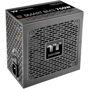 Блок питания Thermaltake ATX 750W Smart BM3 Gen.5 80+ bronze (20+4pin) APFC 120mm fan 12xSATA Cab Manag RTL от магазина РЭССИ