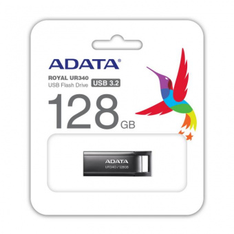 Флеш Диск A-Data 128Gb UR340 AROY-UR340-128GBK USB3.2 черный от магазина РЭССИ