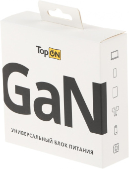 Блок питания TopON TOP-GaN-65W автоматический 65W 5V-20V 3.25A 2xUSB от бытовой электросети LED индикатор от магазина РЭССИ