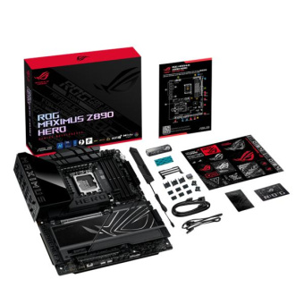 Материнская плата Asus ROG MAXIMUS Z890 HERO Soc-1851 Intel Z890 4xDDR5 ATX AC`97 8ch(7.1) 5Gigabit + 2.5Gigabit Ethernet RAID+HDMI от магазина РЭССИ
