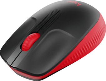 Мышь Logitech M190 красный/черный оптическая (1000dpi) беспроводная USB (2but) от магазина РЭССИ