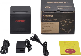 Термопринтер Mertech DT58 TEMO (4646) 203dpi 150мм/с/USB для печ.накл. черный от магазина РЭССИ