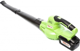 Воздуходувка-пылесос RedVerg RD-B18V пит.:от аккум. зеленый/черный от магазина РЭССИ