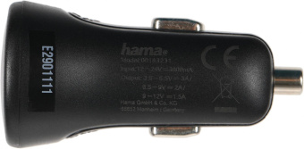 Комплект зар./устр. Hama H-183231 3A (QC) USB универсальное черный (00183231) от магазина РЭССИ