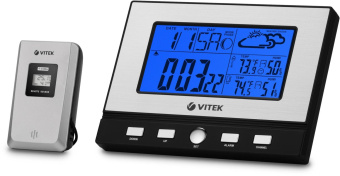 Погодная станция Vitek VT-3533 серебристый от магазина РЭССИ