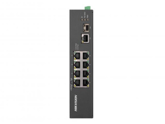 Коммутатор Hikvision DS-3T0310HP-E/HS 8x100Мбит/с 1x1Гбит/с 1SFP 6PoE+ 2PoE++ 110W неуправляемый от магазина РЭССИ
