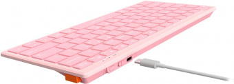 Клавиатура A4Tech Fstyler FBX51C розовый USB беспроводная BT/Radio slim Multimedia (FBX51C PINK) от магазина РЭССИ