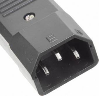 Вилка Lanmaster LAN-IEC-320-C14 IEC 60320 C14 10A 250V black от магазина РЭССИ