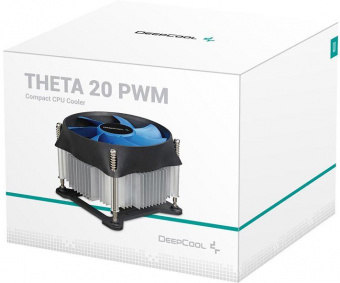 Устройство охлаждения(кулер) Deepcool Theta 20 PWM Soc-1700 черный 4-pin 31.1dB Al 95W 355gr Ret от магазина РЭССИ