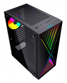 Корпус GMNG GG-CC110 черный без БП ATX 5x120mm 2x140mm 2xUSB2.0 1xUSB3.0 audio bott PSU от магазина РЭССИ