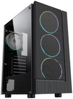 Корпус Formula F-33RGB черный без БП ATX 5x120mm 2x140mm 2xUSB2.0 1xUSB3.0 audio bott PSU от магазина РЭССИ