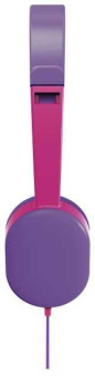 Наушники накладные Hama Kids 1.2м фиолетовый/розовый проводные оголовье (00177014) от магазина РЭССИ