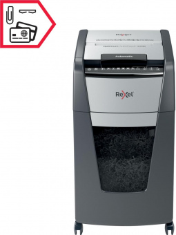 Шредер Rexel Optimum AutoFeed 300M черный с автоподачей (секр.P-5) фрагменты 300лист. 60лтр. скрепки скобы пл.карты от магазина РЭССИ