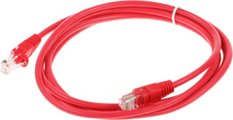 Патч-корд cat5E molded 2м красный RJ-45 (m)-RJ-45 (m) от магазина РЭССИ