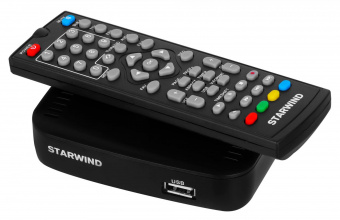 Ресивер DVB-T2 Starwind CT-160 черный от магазина РЭССИ
