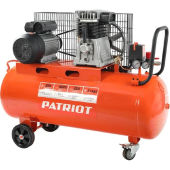 Компрессор поршневой Patriot PTR 100-440I масляный 440л/мин 100л 2200Вт оранжевый от магазина РЭССИ
