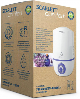 Увлажнитель воздуха Scarlett SC-AH986M17 23Вт (ультразвуковой) белый от магазина РЭССИ