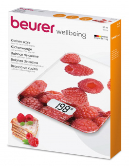 Весы кухонные электронные Beurer KS19 berry макс.вес:5кг рисунок от магазина РЭССИ