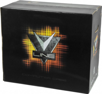Корпус Formula V-LINE 7706 черный без БП ATX 8x120mm 2xUSB2.0 2xUSB3.0 audio bott PSU от магазина РЭССИ