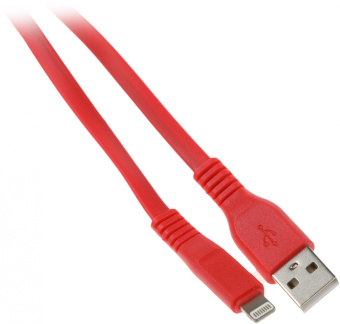 Кабель Premier 6-703RL45 2.0R USB-A-Lightning (m) 2м красный пакет от магазина РЭССИ