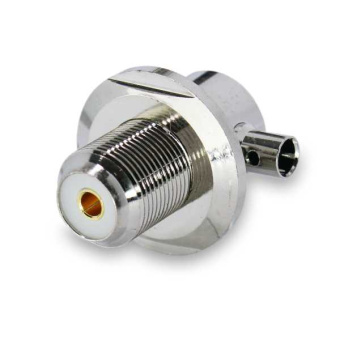 Разъем UHF U221 PL259(female) под полужесткий кабель диам. от 4,5 до 5,5 мм, угловой на корпус от магазина РЭССИ