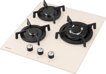 Газовая варочная поверхность Weissgauff HGG 451 BERV бежевый от магазина РЭССИ