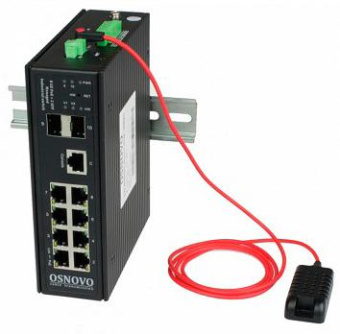 Коммутатор Osnovo SW-80802/I(Port 90W, 300W) 8G 2SFP 8PoE 200W управляемый от магазина РЭССИ